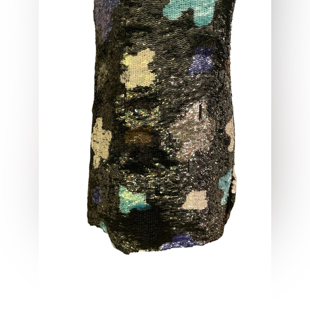 Sequin All Over Multi Color Top, Pull Over With S… - image 2